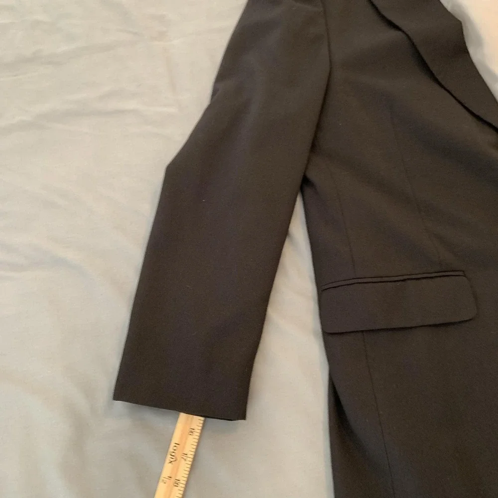 Alexander Julian Colours Blazer Mens 40 Black Two Button Notch Lapel Jacket